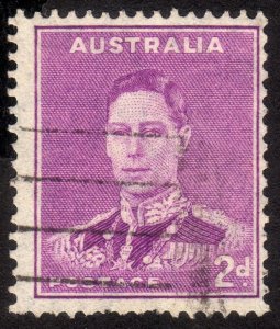 1941, Australia 2p Used, Sc 182b