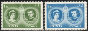 Iran Sc #1164-1165 Mint Hinged