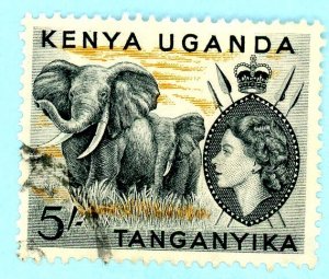 Kenya Uganda Tanganikya, Scott #115, Used