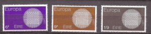 Ireland - 1970 - Mi. 239-41 (CEPT) - MNH - RB119