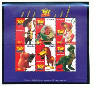 UGANDA - Scott 1477-1484 -  VFMNH - DISNEY - TOY STORY -  6 scans - 1996