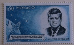 Monaco 596 MNH Full Set Space, Presidents Topical Cat $0.60