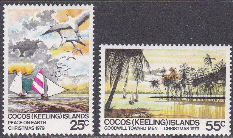 Cocos Islands Sc #51-52 MNH