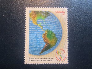 Canada # 1902  Summit Of The Americas Nice stamps  {ca1031}