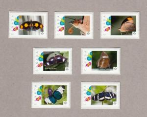 BUTTERFLY = Set of 7 picture postage stamps MNH Canada 2016 [p16/04bf7]