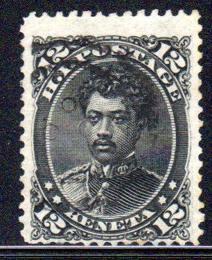 Hawaii #36, postally used, very light Rarity 2 cancel