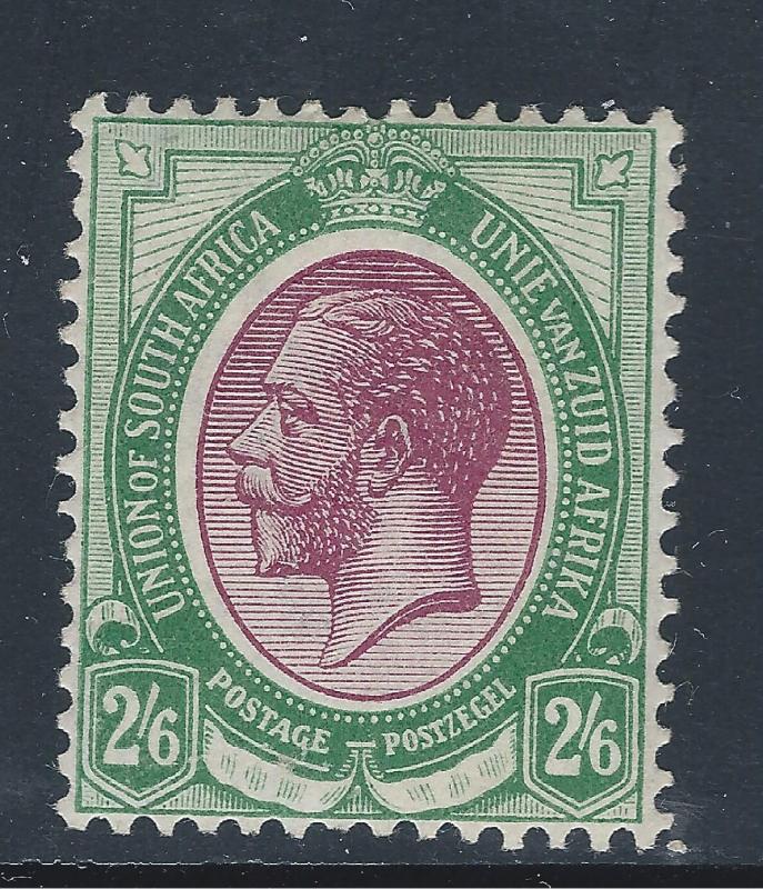 South Africa 2sh6p George V SC #13/SG #14 MLH Cat $75