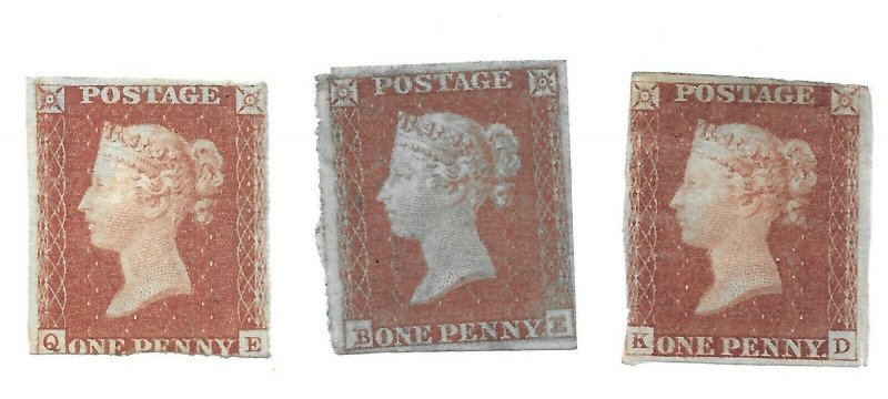 #3 Britain One Penny Red - Appears to be MH - CAT $550.00 - Stamp PICK ONE ONLY