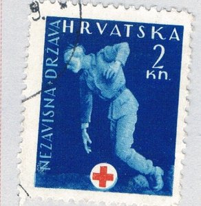 Croatia RA2 Used Wounded Soldier 2 1943 (BP86015)