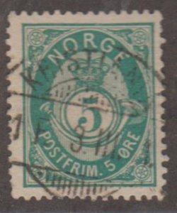 Norway Scott #39 Stamp - Used Single