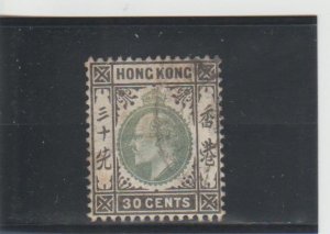 Hong Kong  Scott#  99  Used  (1904 King Edward VII)