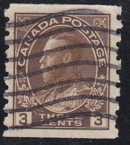 Canada # 129, Used, Coil Single