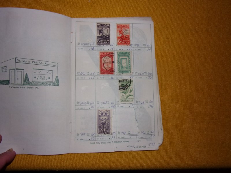 MEXICO COLLECTION IN APPROVAL BOOK MINT/USED