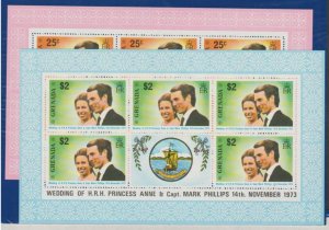 Grenada Scott #516-517 Stamp - Mint NH Souvenir Sheet