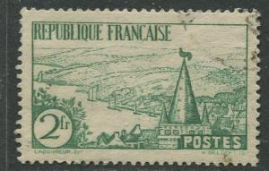 France - Scott 299 - General Issue -1935 - Used -Single 2fr Stamp