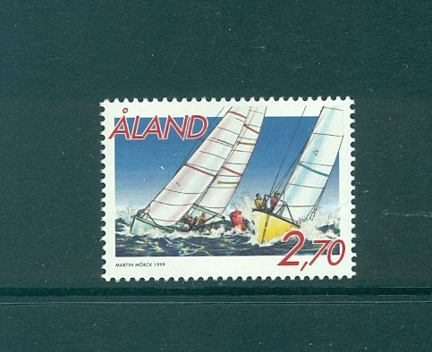 Aland - Sc# 158. 1999. Sailboat Racing. MNH $1.20.