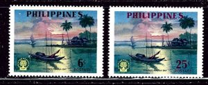 Philippines 817-18 MNH 1960 World Refugee Year    (ap2871)