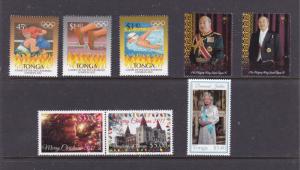 Tonga a small lot of MNH moderns (2011-12)