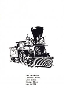 USPS 1st Day Ceremony Program #1897A Locomotive Transportation + 1907 1982