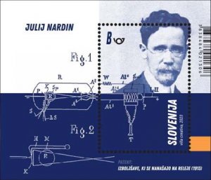 Slovenia 2023 MNH Stamps Souvenir Sheet Scott 1549 Inventions Science Physics