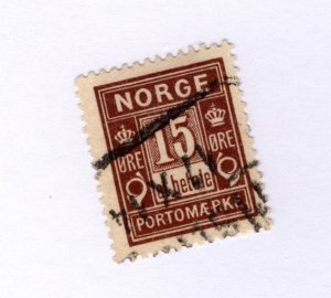 Norway #J4 Used - Stamp - CAT VALUE $1.75
