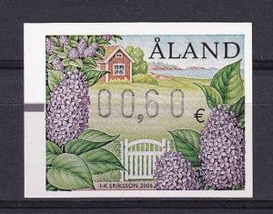Aland 2006 -Vending  machine Stamp  MNH