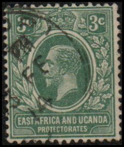 East Africa & Uganda 41 - Used - 3c George V (1912) (cv $0.80) +