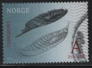 NORWAY 1817 F/VF USED VIKING SHIP