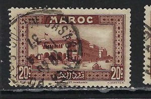 FRENCH MOROCCO 130 VFU Z3938-9