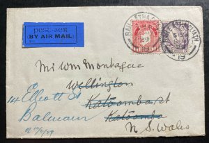 1929 Dublin Ireland Airmail Cover To Katoomba New South Wales Australia