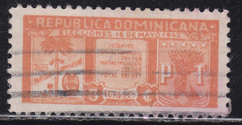 Dominican Republic 393 Re-election of President Rafael Trujillo Molina 1943