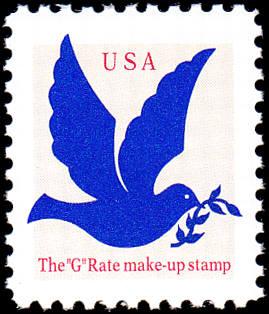 Scott 2877 G Makeup Rate MNH 