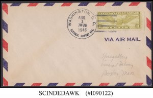 UNITED STATES USA - 1946 AIR MAIL COVER WITH NATIONAL AIRPORT STATION CANCL.