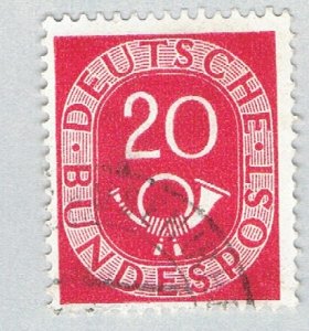 Germany 677 Used Numeral 20 1951 (BP58504)