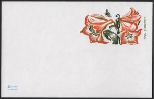 SC#UX646 (35¢) Fanciful Flowers Postal Card (2015) Unused