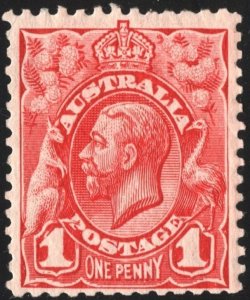 Australia SC#17 1d King George V (1913) MH