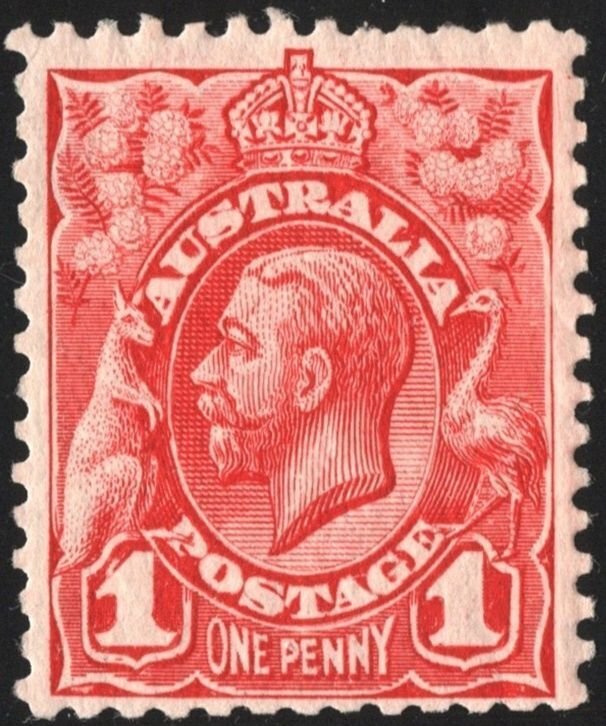 Australia SC#17 1d King George V (1913) MH