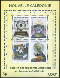 New Caledonia 1053,MNH.Telecommunications History,2008.Telegraph,Radio telephone