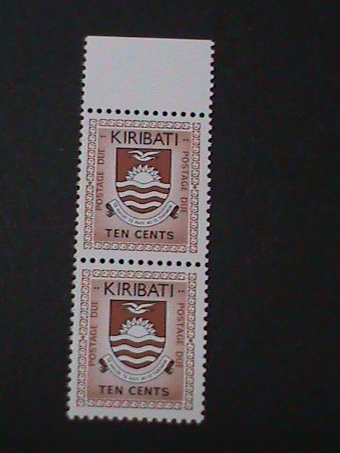 ​KIRIBATI 1981-SC# J4-POSTAGE DUE STAMPS-PAIRS MNH-LAST ONE-VERY FINE