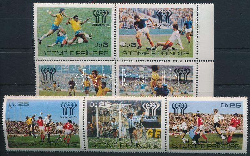 Sao Tomé e Príncipe stamp Football World Cup set MNH 1978 Mi 541-547 A WS238865