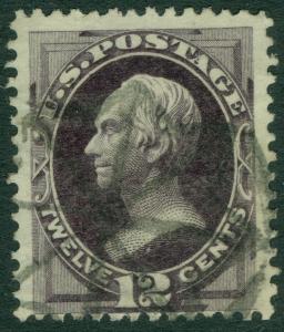 EDW1949SELL : USA 1873 Scott #162 Used. Fresh. Catalog $145.00.