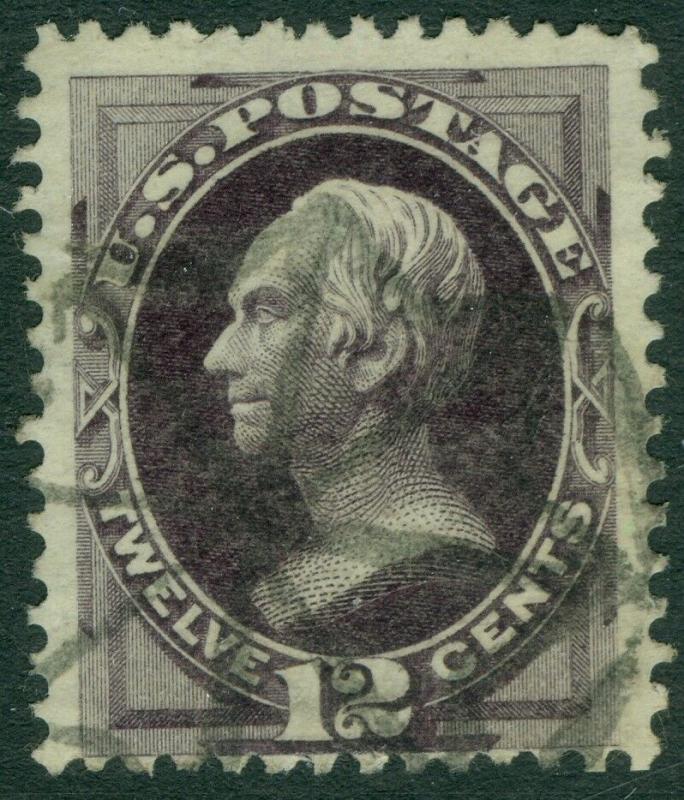 EDW1949SELL : USA 1873 Scott #162 Used. Fresh. Catalog $145.00.