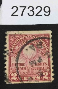 US STAMPS  #656 USED  LOT #27329