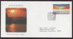 South Africa Millennium 2000 Typed FDC BIN