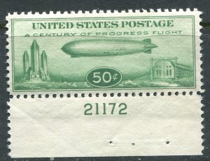 C18   50c Graf Zeppelin, Century of Progress Flight  - Mint NH OG VF-XF
