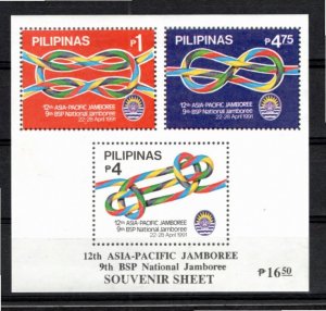 Philippines 1991 MNH Sc 2092a souvenir sheet
