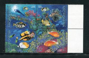 Micronesia 209, MNH, 1995. Marine Life Corals Fish. x29487
