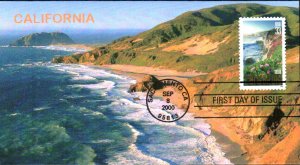 #3438 California Statehood Ginsburg FDC