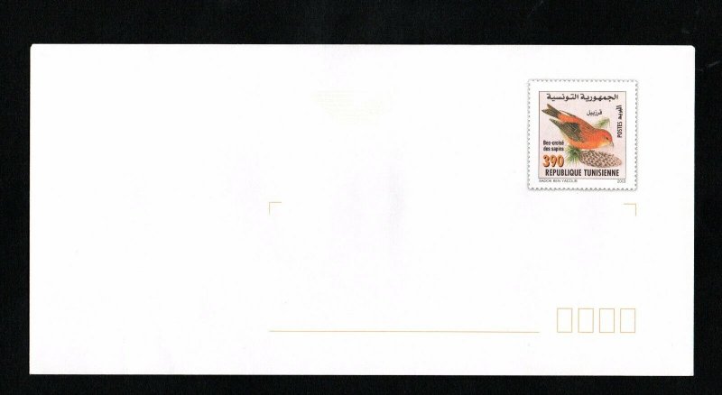 2001- 2003- Tunisia- Postal stationary- Entier postal - bird - Oiseau 