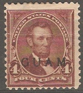 Guam 4 MH Fine 1899 SCV $125.00